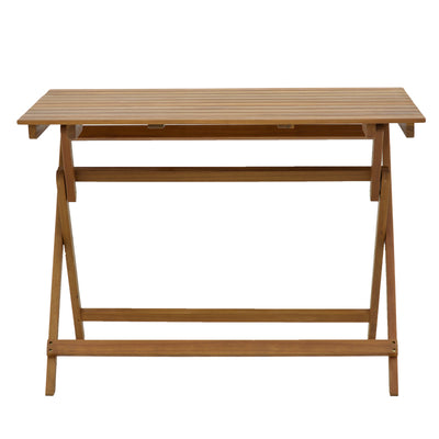 Masa pliabila Jaybo lemn Natural de salcam, 100x65x72 cm, imagine suplimentara