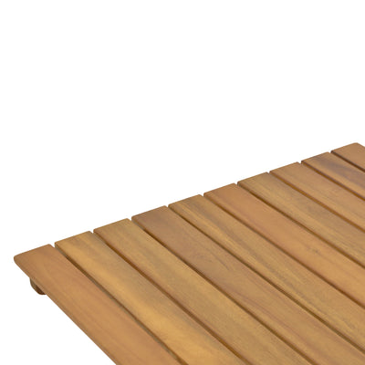 Masa pliabila Jaybo lemn Natural de salcam, 100x65x72 cm, perspectiva suplimentara