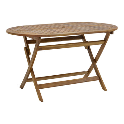 mobilier de gradina Masa plianta Falov lemn masiv de salcam 130x80x72 cm