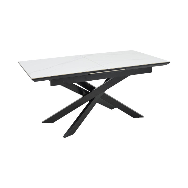 Masa Ragemi Gri mdf-negru metal 160-200x90x75 cm
