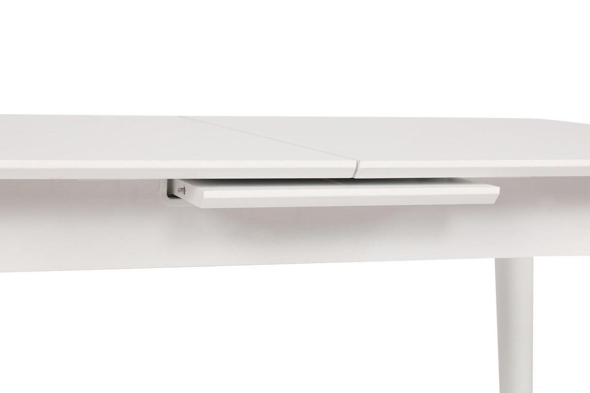 Masă Retro 1193, Alb, 80x75x130 cm