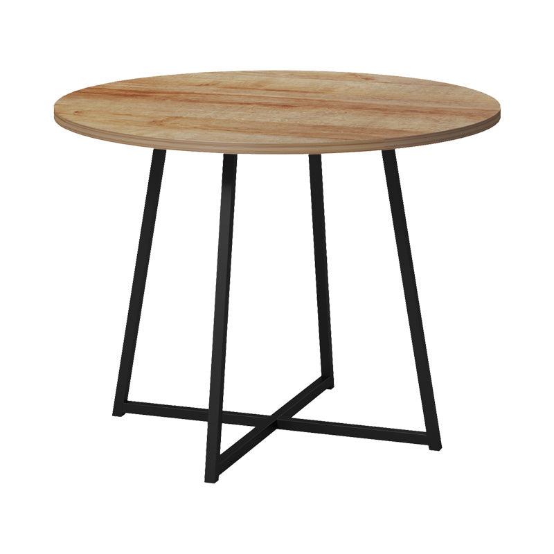 Masa rotunda de sufragerie Sarah I, Lemn Stejar & metal, 100x76 cm