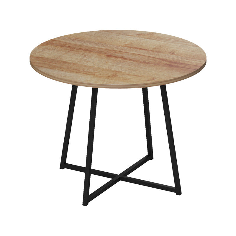 Masa rotunda de sufragerie Sarah I, Lemn Stejar & metal, 100x76 cm