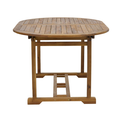Masa Sopho extensibila lemn Natural de salcam, 200/150x100x75 cm, perspectiva suplimentara