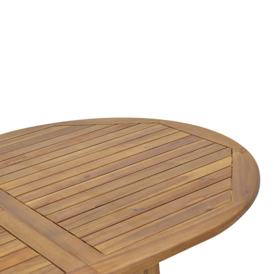 Masa Sopho extensibila lemn Natural de salcam, 200/150x100x75 cm, foto produs