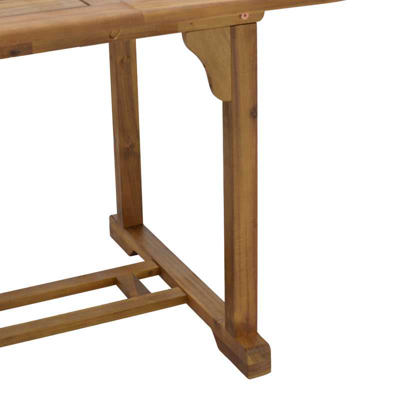 Masa Sopho extensibila lemn Natural de salcam, 200/150x100x75 cm, foto produs 6