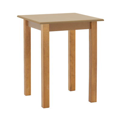 Masa Zolenio din lemn de fag solid cu blat finisaj nuc 60x60x76 cm