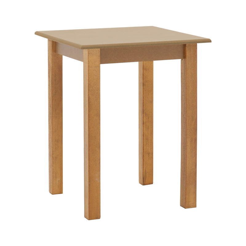 Masa Zolenio din lemn de fag solid cu blat finisaj nuc 60x60x76 cm