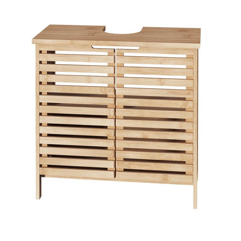 Masca de chiuveta baie Sicela lemn, Natural, 60x28x80 cm, imagine suplimentara
