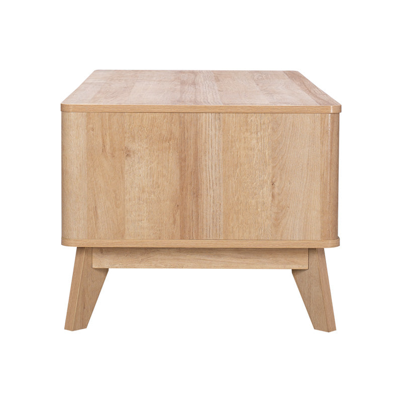 Masuta de cafea, cu aspect Natural Hamea, 110x55x45 cm