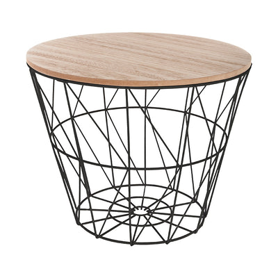 Masuta de Cafea cu stand metal 38x38 cm