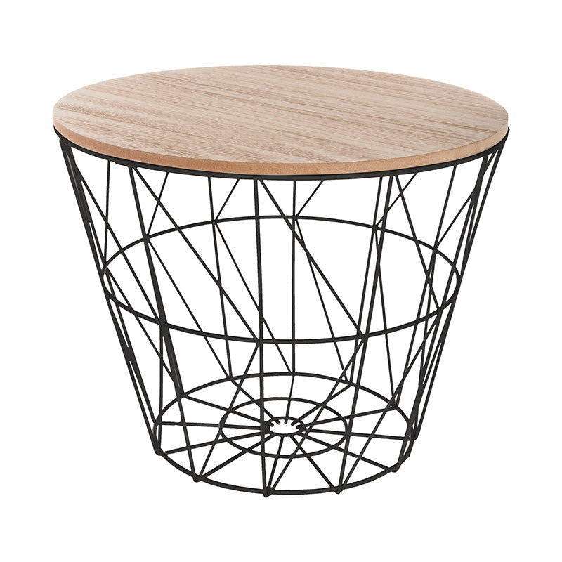 Masuta de Cafea cu stand metal 38x38 cm