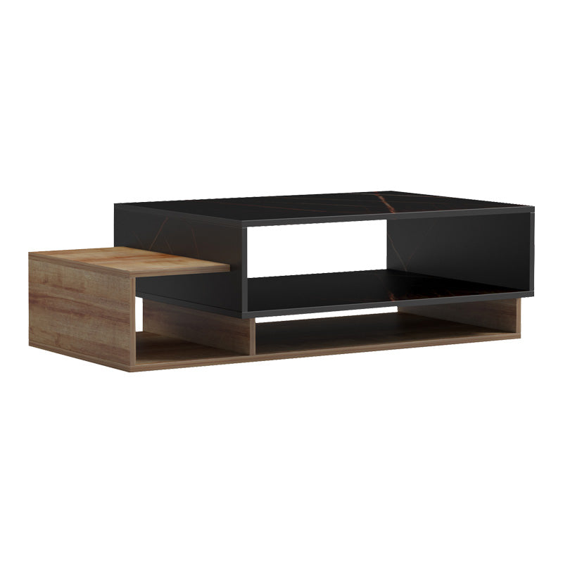 Masuta de cafea Dekost, Pal melaminat, 105x50x32 cm - Stejar-Marmura Neagra