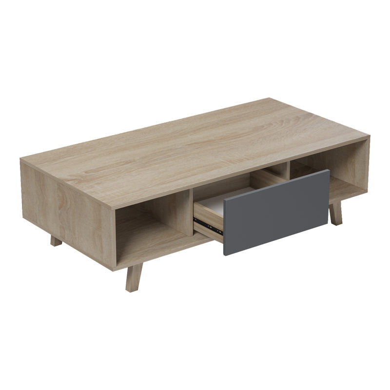 Masuta de cafea Elonza, Sonoma-Antracit, 120x60x36 cm