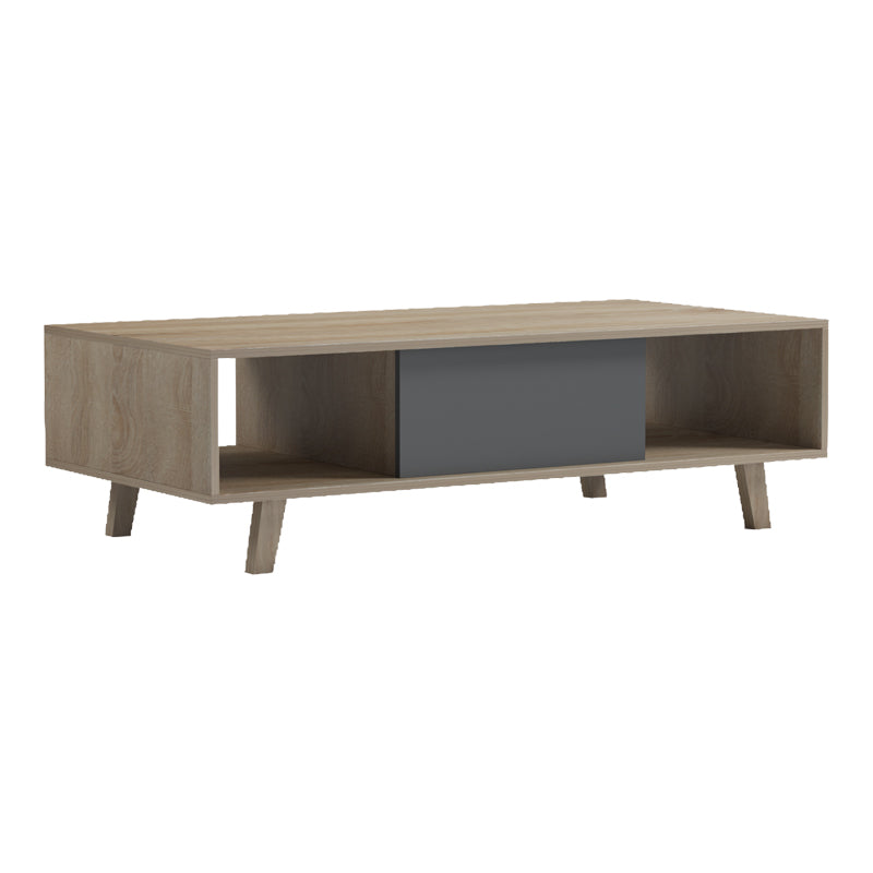 Masuta de cafea Elonza, Sonoma-Antracit, 120x60x36 cm