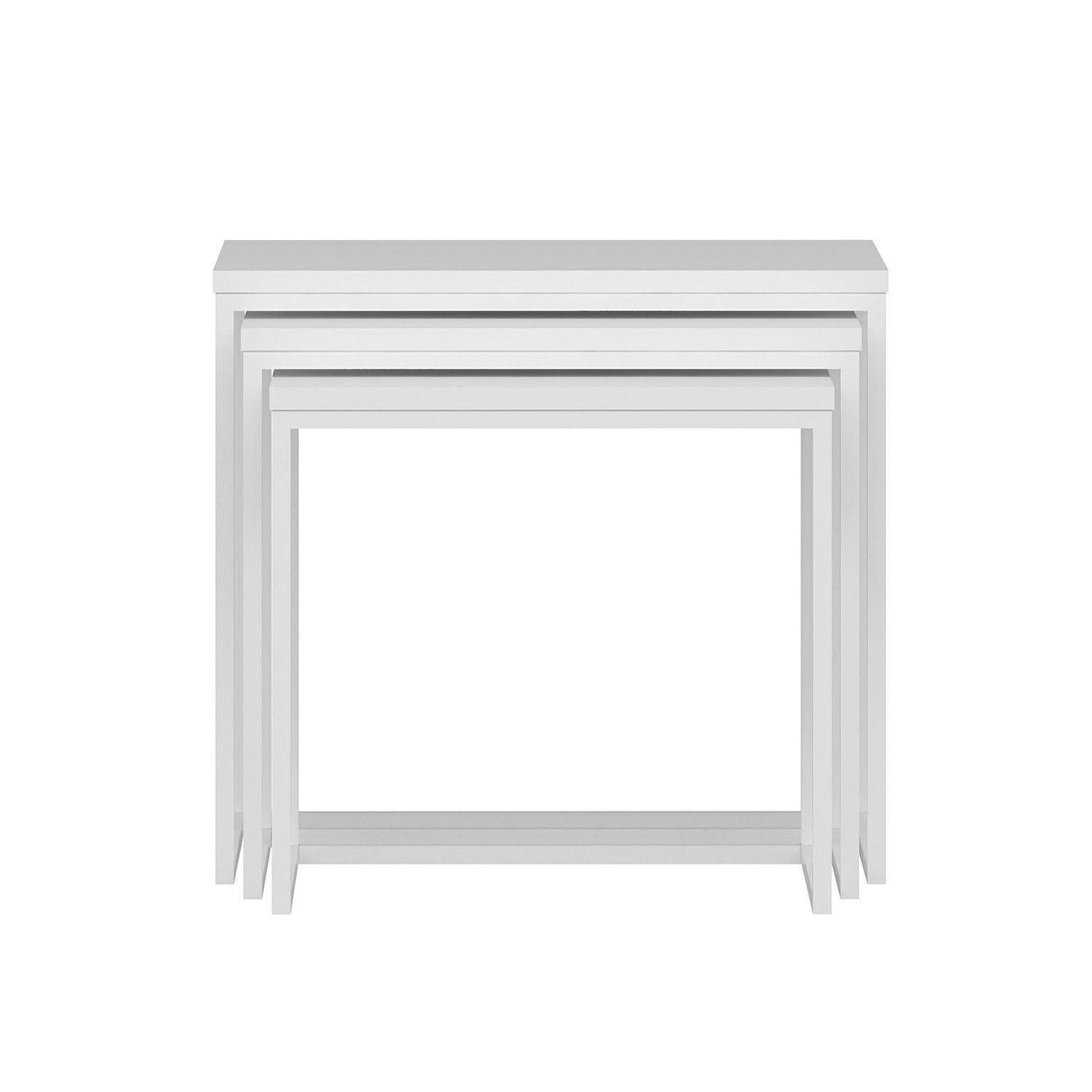 Masuta de Cafea Evia - White, Alb, 55x50x40 cm