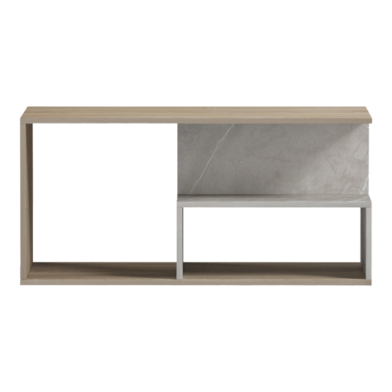 Masuta de cafea Kelena, Aspect marmura, Sonoma-Bej-Marmura, 90x51x43 cm
