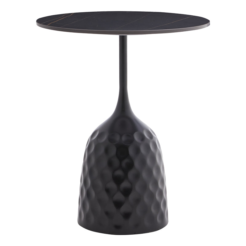 Masuta de cafea Kousien piatra sinterizata neagra D50x60 cm
