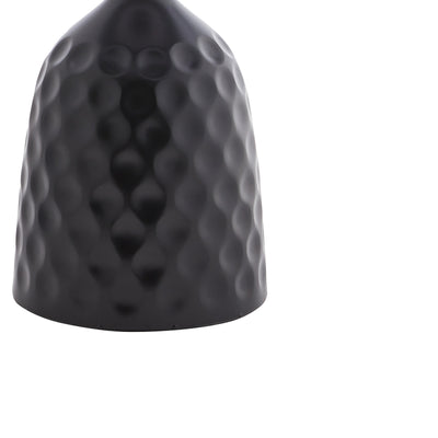 Masuta de cafea Kousien piatra sinterizata, neagra, D50x60 cm, detaliu produs