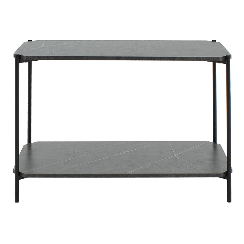 Masuta de cafea Mara, gri inchis - negru, 80x40x55 cm, detaliu produs