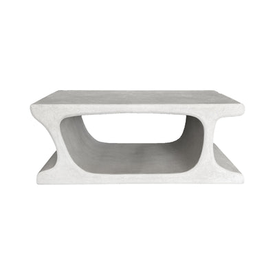 Masuta de cafea Nafel, MDF, Alb, 120x60x45 cm, detaliu produs