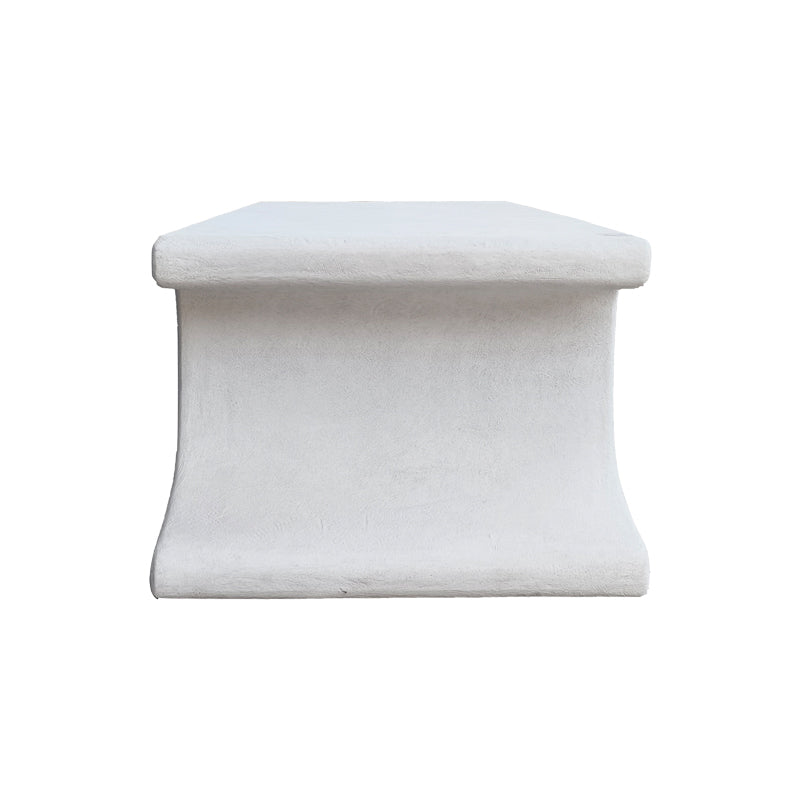 Masuta de cafea Nafel, MDF, Alb, 120x60x45 cm