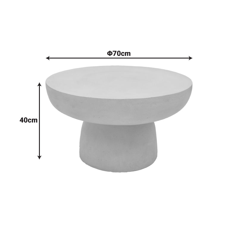 Masuta de cafea Nuebo, Aspect travertin, Travertin, D70x42 cm