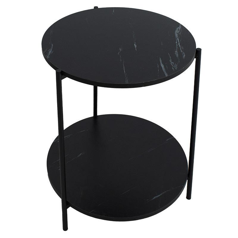 Masuta de cafea Rhythm, negru - negru, D48x60 cm, detaliu produs