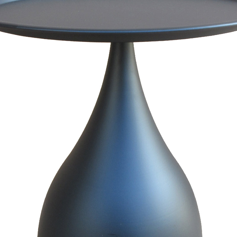 Măsuță de cafea Samino, Metal, Negru, 39x42 cm - Negru