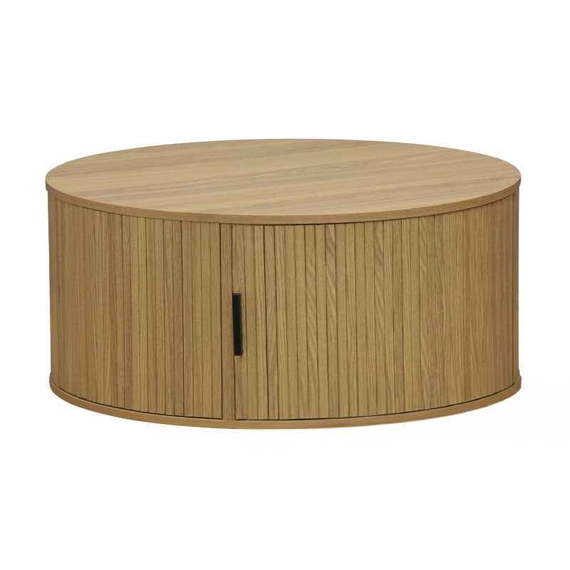 Masuta de cafea Scandi MDF culoare lemn, Natural, D80x36 cm