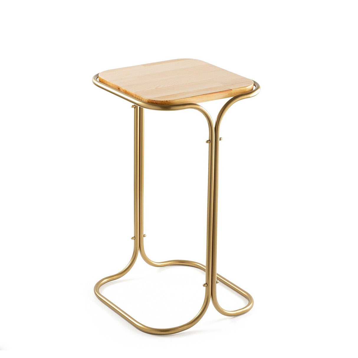 Măsuță de cafea SHB-001-C, Aur, 30x52x30 cm