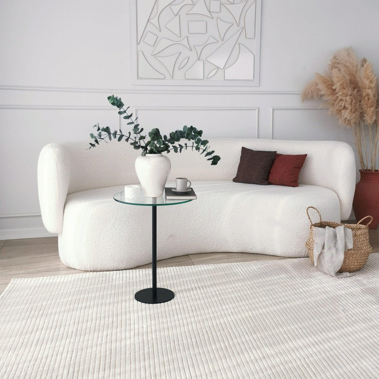 Masuta de cafea Social - Black, Negru, 40x50x40 cm