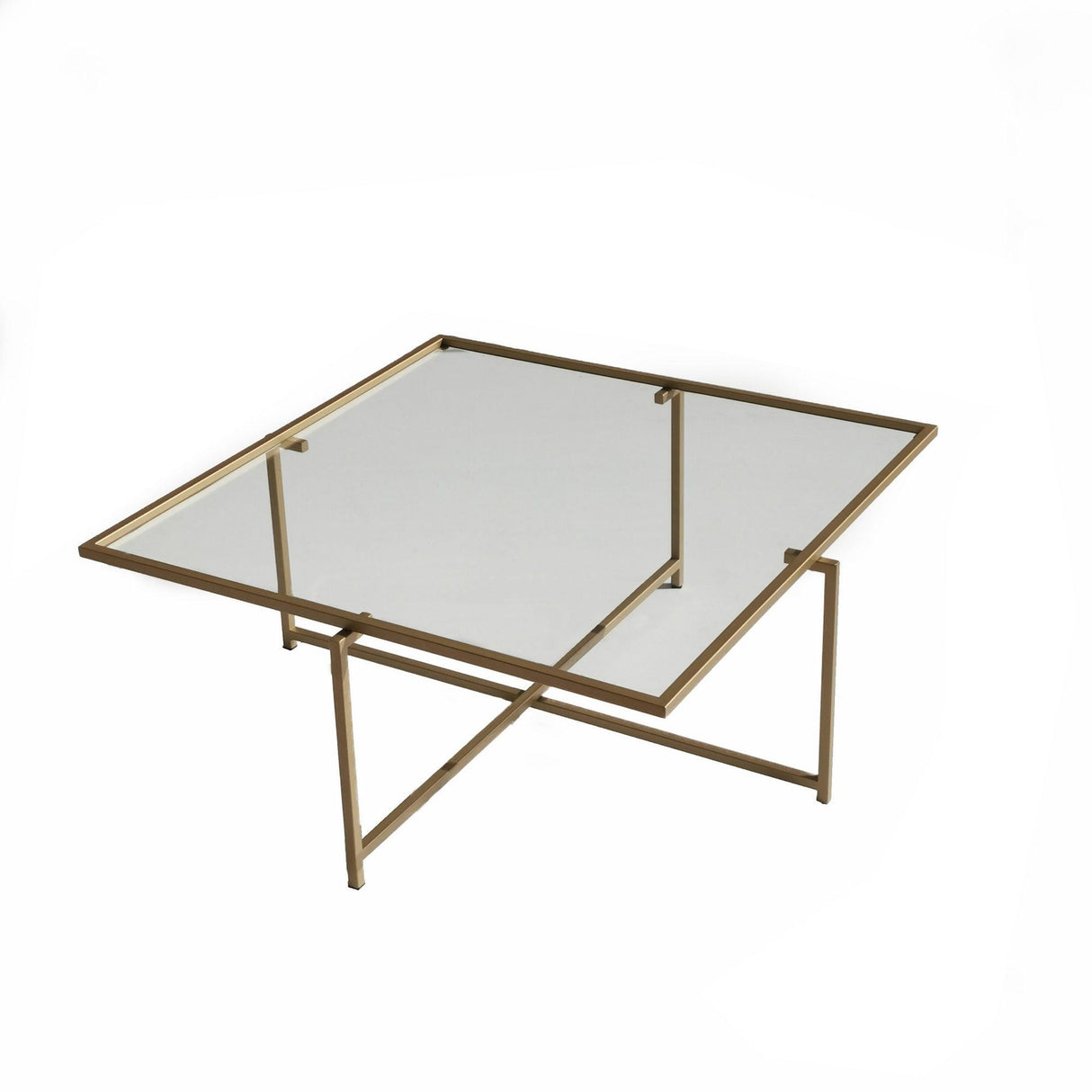 Masuta de cafea Sun S411, Aur, 85x35x85 cm