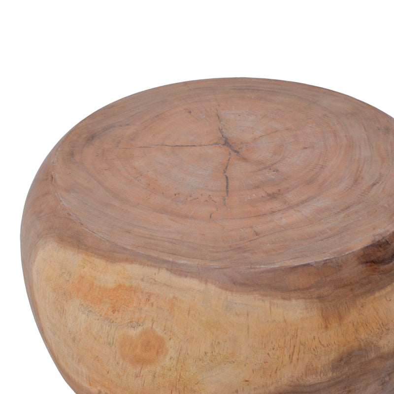 Măsuță de cafea Terra din lemn Suar, Natural, Ø60x36 cm