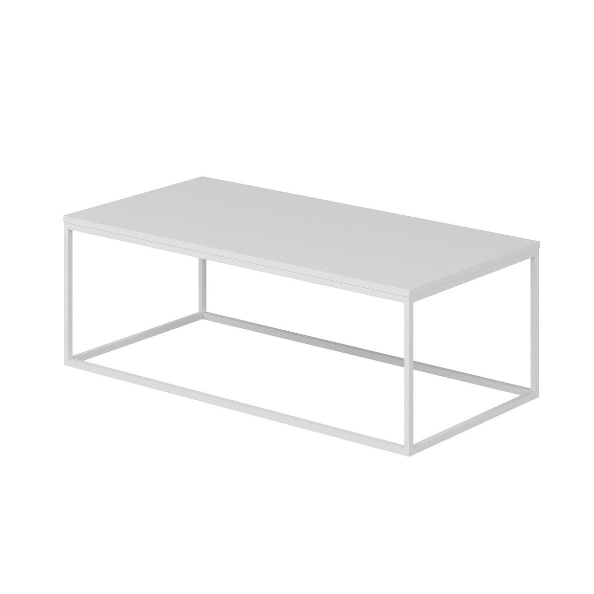 Masuta de Cafea Tiger - White, Alb, 120x42x60 cm