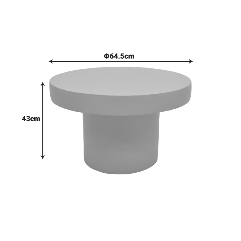 Masuta de cafea Umbra, Gri, D65x43 cm