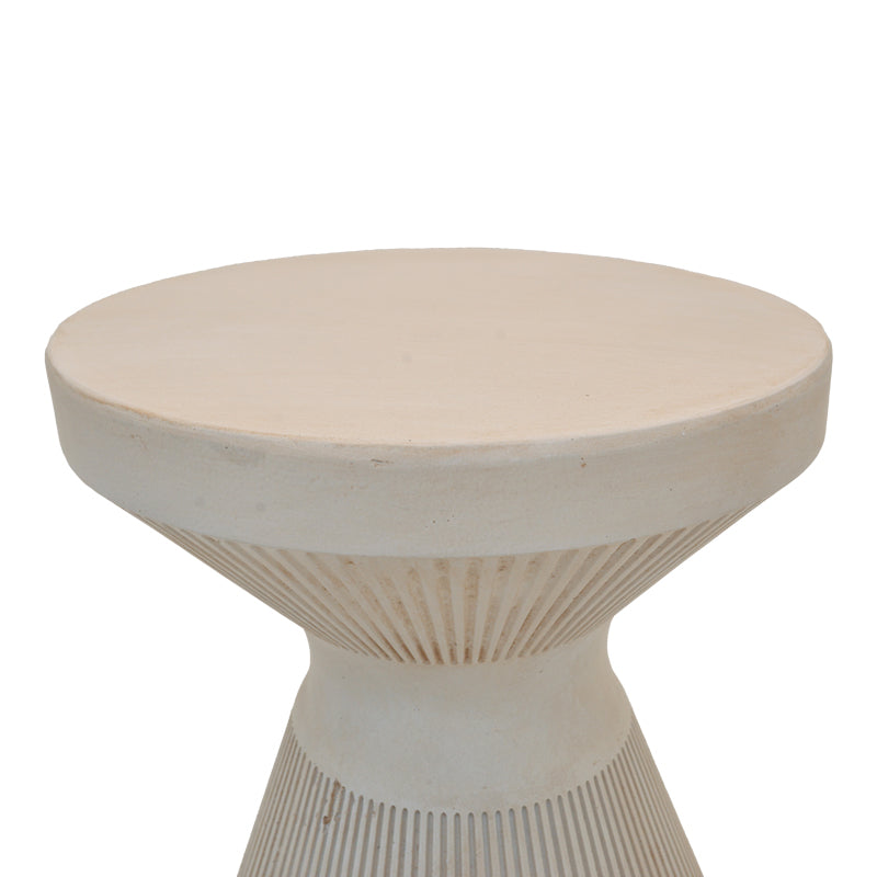 Masuta de cafea Vartio, Crem, D49x66 cm