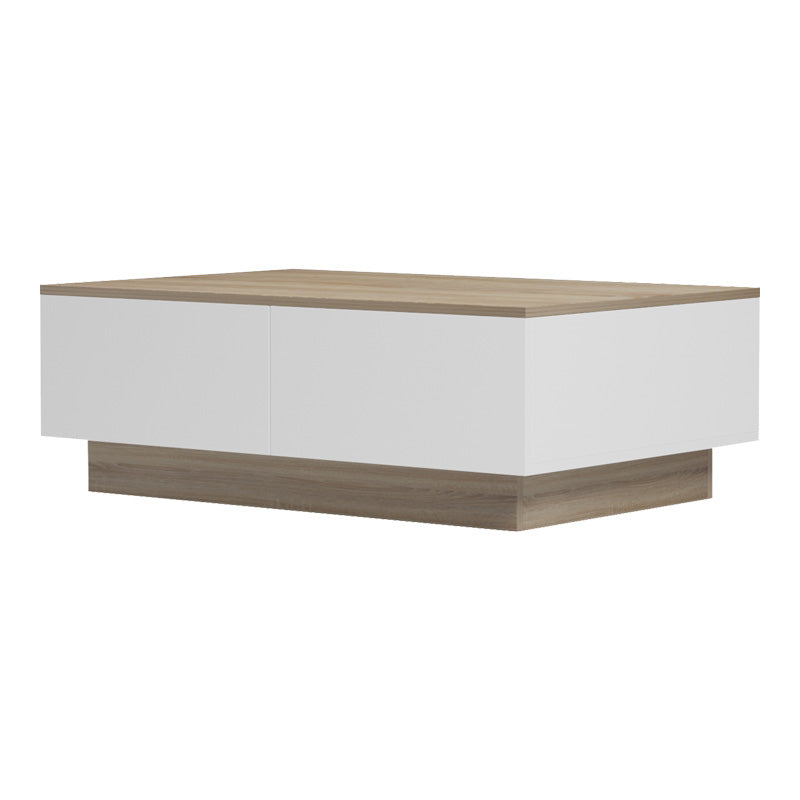 Masuta de cafea Winey, Stil Sonona-Alb, Lemn, 90x60x31 cm