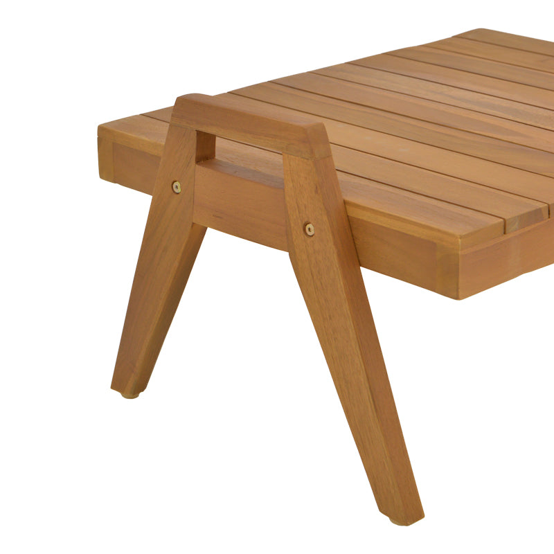 Masuta de plaja Kally Boho, Natural, 60x50x34 cm, perspectiva suplimentara