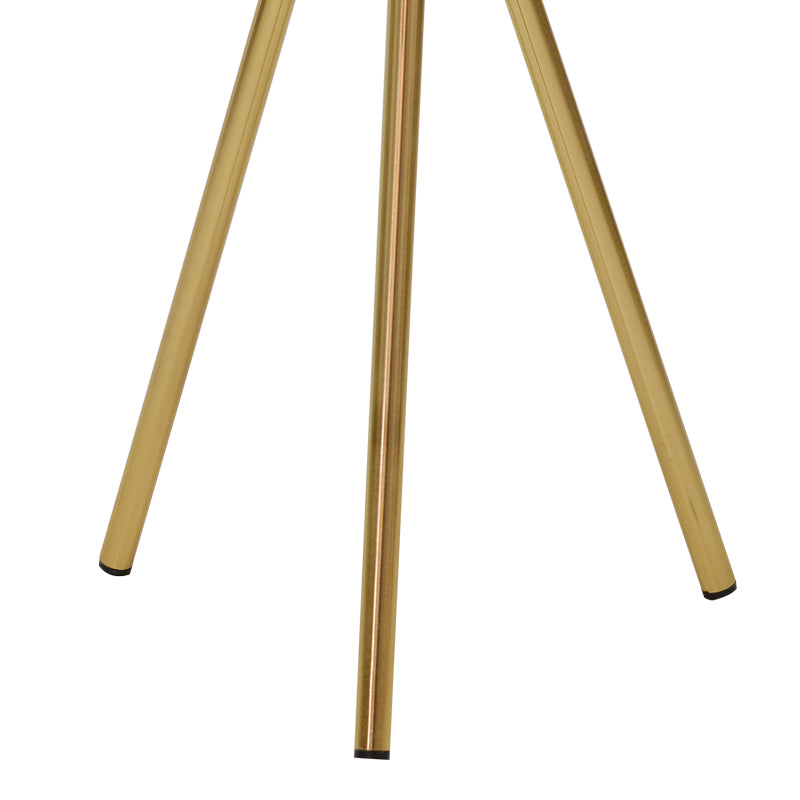 Masuta laterala Jacksie metal bronz, aur, 46x46x48 cm