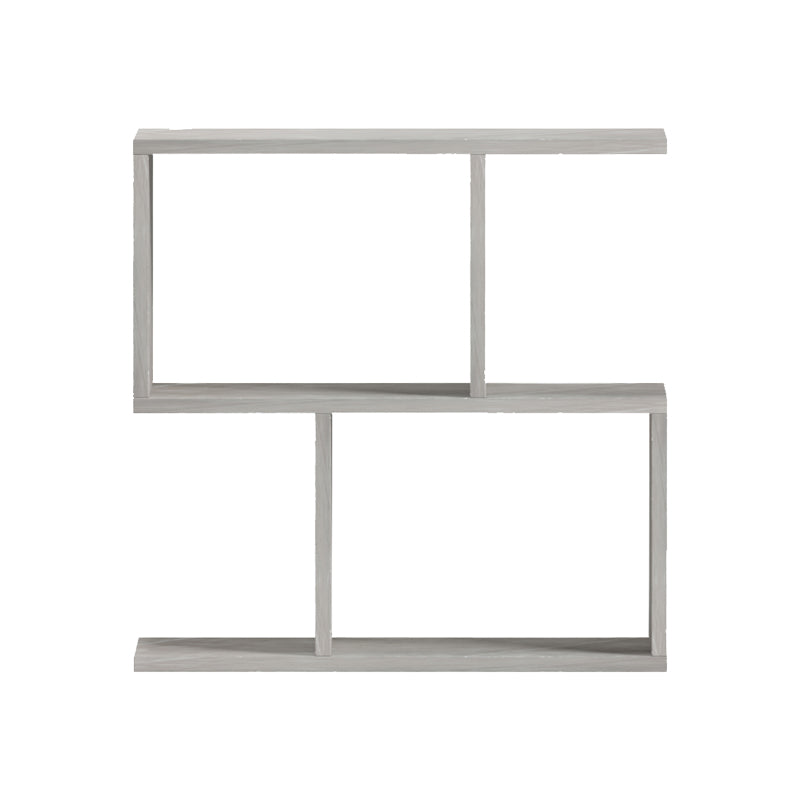 Masuta laterala Wesmol cu raft, Gri cu efect marmura, 50x20x50 cm - Gri