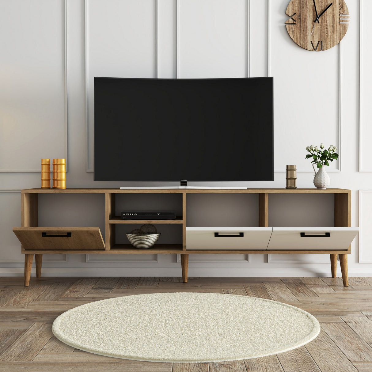 Mobilă Exxen, 45x34 cm - Oak
White_389MZA1177