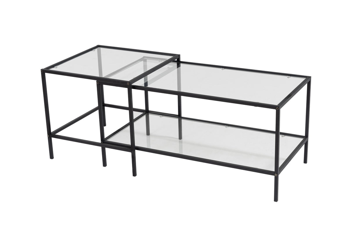 Mobila Sevay, Negru - Auriu, 90x45 cm - Negru