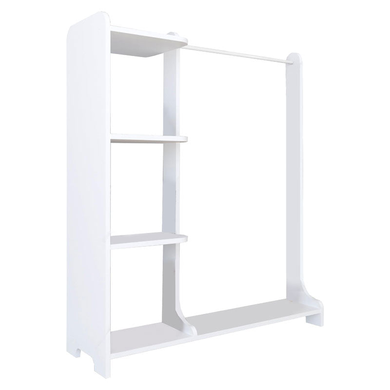 Mobilier de intrare Renesme alb 106x35x128 cm, 35x106 cm, imagine suplimentara
