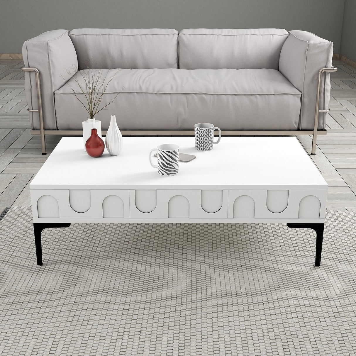 Mobilier Lyon 32, 105x60 cm - White
Black