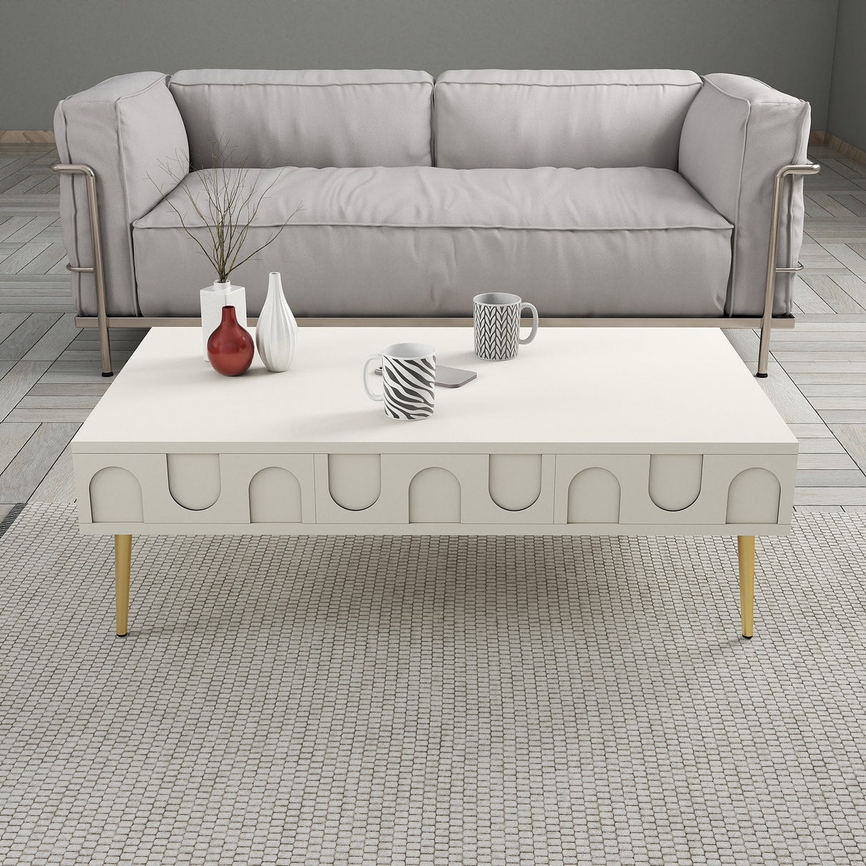 Mobilier Lyon 33, 105x60 cm - Cream
Gold