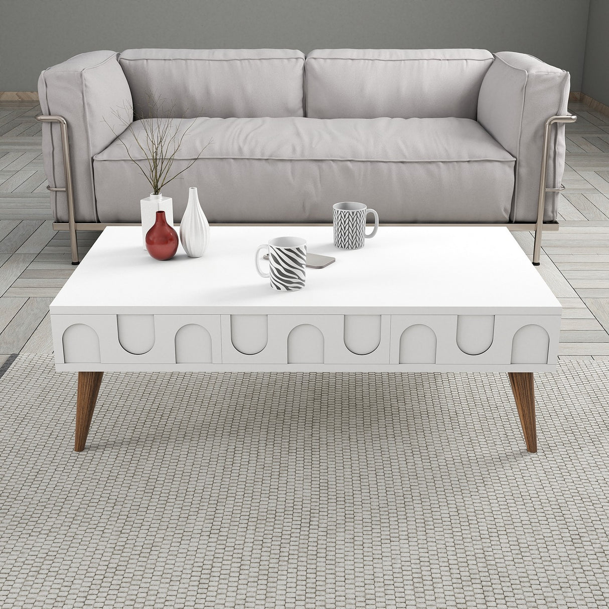 Mobilier Lyon 34, 105x60 cm - White
Walnut