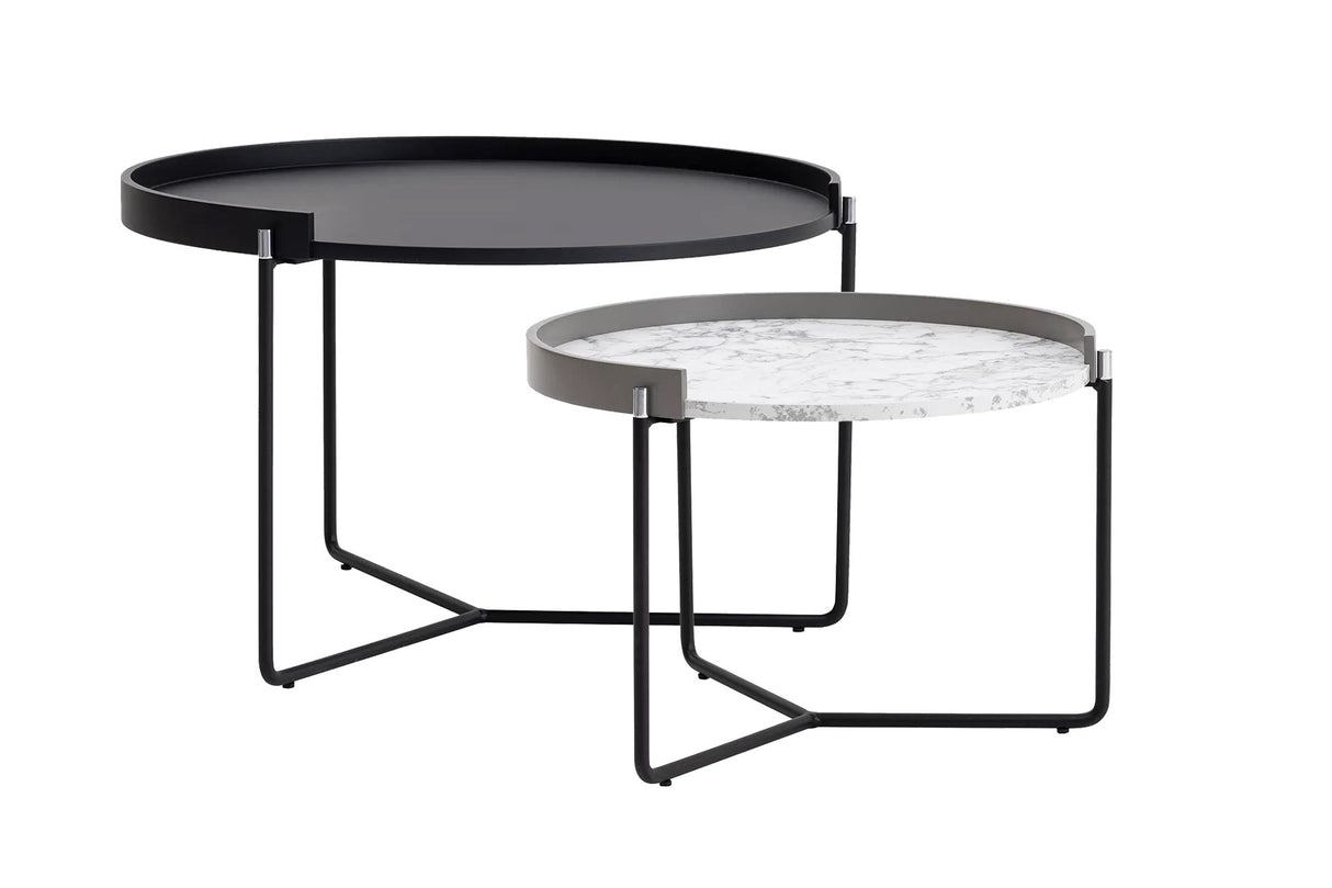 Mobilier Mandy, Anthracite - Natural, 60x60 cm - Anthracite