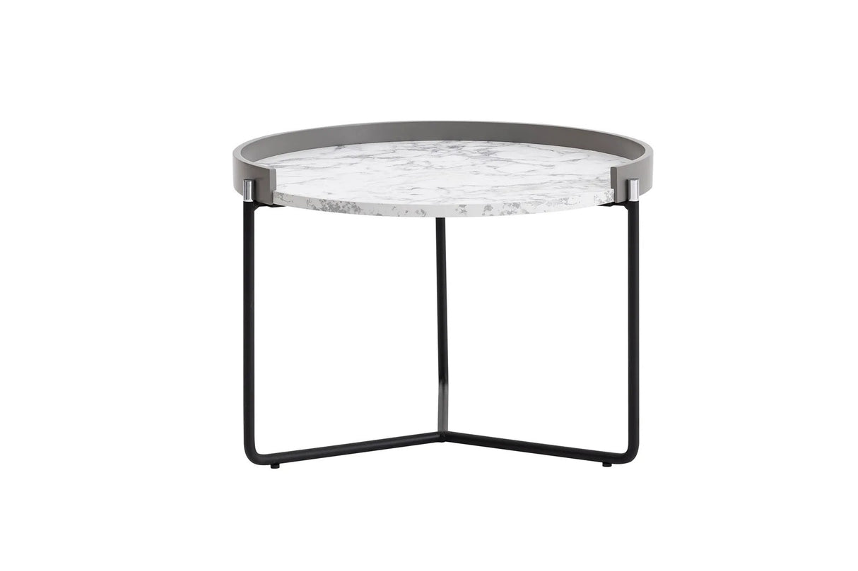 Mobilier Mandy, Anthracite - Natural, 60x60 cm - Anthracite