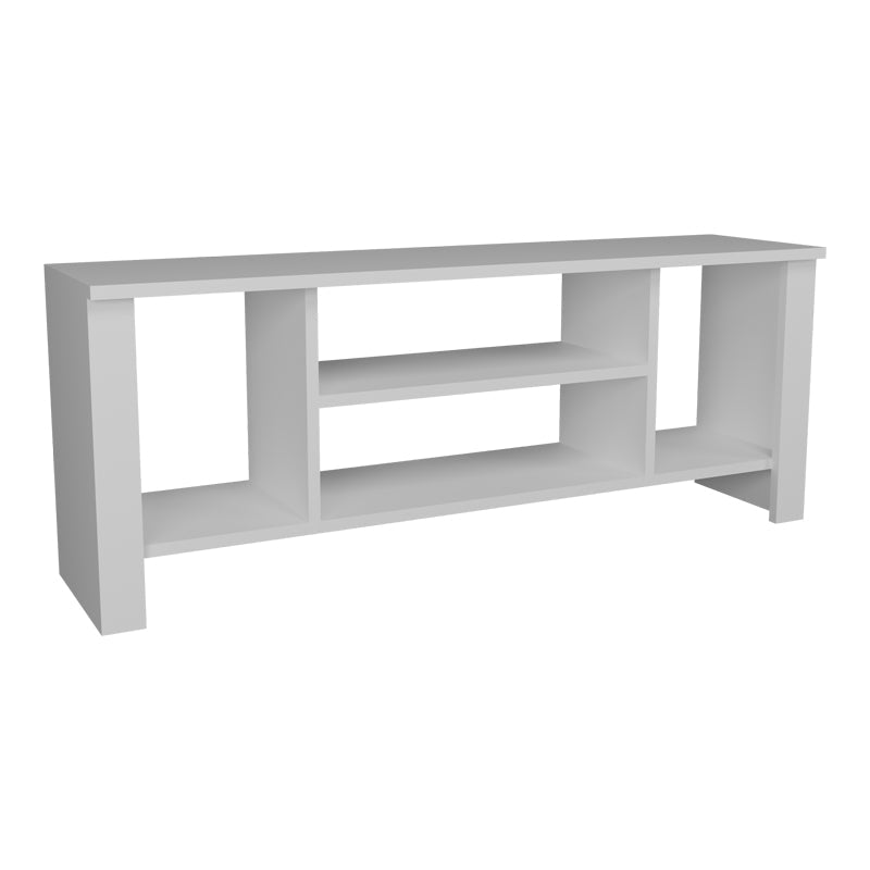 Mobilier TV cu rafturi Seref, Antracit, 120x30x47 cm - Alb